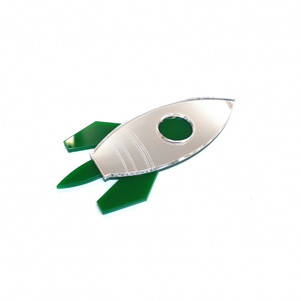 Mini Rocket Set - Green & Mirror